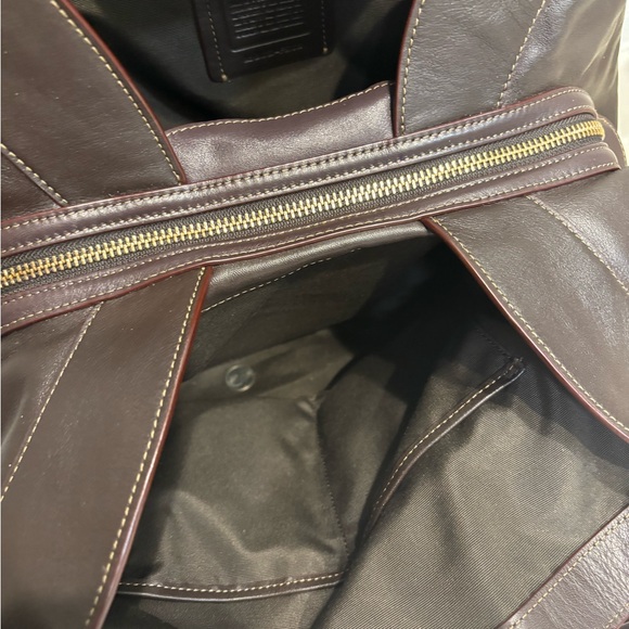 Coach Tan and Brown Classic Shoulder Bag - Picture 4 of 4